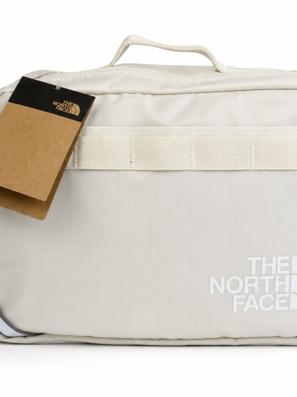 The North Face Base Camp Voyager Sling 11L White Dune Crossbody Bag NWT